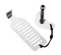 Fermaporta portatile in acciaio, non trapano, facile da installare, dispositivo di sicurezza per porte di famiglia e viaggi