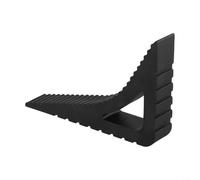 Fermaporta portatile realizzato in materiale TPR, progettato per evitare che la porta pizzichi e la posizione sicura della porta facilmente (nero)