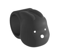 Fermaporta - Protezione trasparente da parete rotonda | Maniglia in silicone morbido - Imbottitura protettiva | Protezione paraurti resistente agli urti, per camera da letto, bagno, cucina, casa