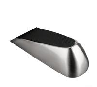 Fermaporta regolabile a cuneo per varie fessure della porta, protezione affidabile e soluzione intelligente per qualsiasi stanza (acciaio spazzolato)