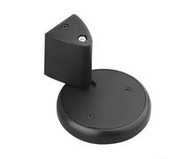 Fermaporta regolabile con attacco a chiodo, struttura in lega di zinco che fornisce protezione antivento e anticollisione per più stanze (nero)