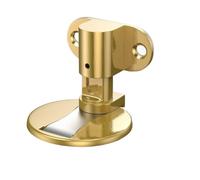 Fermaporta regolabile da 1 pezzo, fermaporta anti-collisione senza punzonatura, invisibile for pavimento del bagno Per Uffici E Camere Da Letto(Gold)