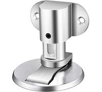 Fermaporta regolabile, grande fermaporta magnetico e resistente, fermaporta a pavimento in acciaio inox 304 spazzolato, protezione invisibile per porte domestiche (1 pacco argento)