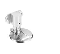 Fermaporta regolabile in acciaio inossidabile da 2 pezzi. invisibile anti-collisione for pavimento del bagno Per Uffici E Camere Da Letto(Silver)