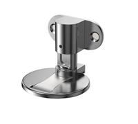 Fermaporta regolabile in acciaio inossidabile magnetico invisibile for pavimento del bagno senza punzonatura(1pcs-Grey)