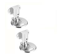 Fermaporta regolabile in acciaio inossidabile, resistente, magnetico, anti-collisione, senza punzonatura, accessori hardware for il bagno invisibili(GRAY)