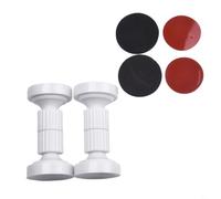 Fermaporta regolabile per letto, 2 pezzi, con design filettato per stabilità della testiera e funzione anti vibrazione, supporta letti, armadi, divani e pareti (M)