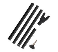 Fermaporta, regolabile, per porte scorrevoli, rinforzate, antiscivolo, per porta, blocco antifurto per cantina, casa, proprietà in affitto