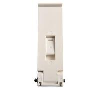 Fermaporta resistente, montaggio a pavimento, con pedale, chiusura magnetica silenziosa, per casa e ufficio, cuscinetto antiscivolo in gel di silice, 18 cm, bianco