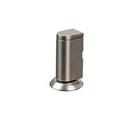 Fermaporta senza foratura, aspirazione a terra, camera da letto, bagno, silenzioso, anticollisione, fermaporta, tocco della porta(Brushed silver)