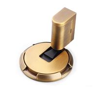 Fermaporta silenzioso e sicuro, con installazione NoDrill e altezza regolabile per l'uso in ambienti domestici e uffici (giallo)