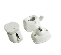 Fermaporta statico per camper, leva della porta della barca, in nylon, per camper, roulotte, camper (bianco)