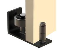 Fermaporta Stile Fienile | Fermoporta Per Binario Scorrevole - Montaggio Resistente Guida Paracolpi Per Esterno Commerciale Bagno Armadio Camera | Adatto ad Ambiente Commerciale Albergo