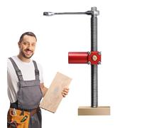 Fermaporta - Strumento portatile in lega di alluminio regolabile con sgancio rapido | sergenti per a rotaia - per assemblaggio di armadi mobili porte finestre Tubi e