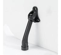 Fermaporta Supporto for porta spazzolato Tampone in gomma Tappo da parete for montaggio a pavimento Supporto for porta di casa(Gris)