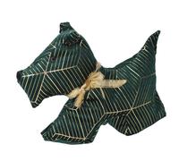 Fermaporta tessuto cane verde cm 35x5xh26