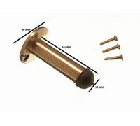 Fermaporta Tipo 63MM 6.3cm Ottone Lucidato con Viti Confezione Di 10