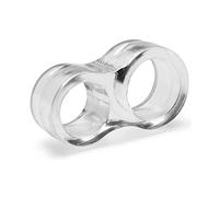 Fermaporta trasparente blister 6 unità Ø15xØ18 mm INOFIX