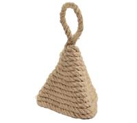 FERMAPORTA UNIVERSALE BLOCCA FERMA PORTA CORDA NATURALE FORMA PIRAMIDE 2515 CM