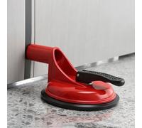 Fermaporta, ventosa resistente con base in lega di alluminio per una tenuta silenziosa e antiscivolo, non richiede foratura, per porte in vetro di casa e ufficio