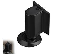 Fermaporte a Pavimento Magnetici, Fermaporta Magnetico In Metallo, Fermaporta Meccanica, Montaggio a Pavimento, Per Casa, Ufficio (Nero)