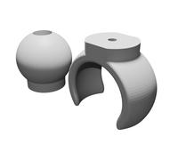 Fermaporte da Parete e Porta Set Completo - Protezione Stampata in 3D