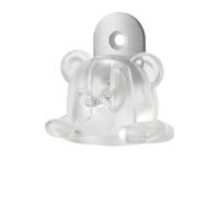 fermaporte Fermaporta magnetico 2 pezzi Tappo for porta in silicone senza trapano montato a pavimento for camera da letto bagno pavimento(Clear,Drilled)