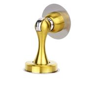 fermaporte Fermaporta magnetico Fermaporta in acciaio inox Chiusura magnetica for porta senza viti perforanti Nastro adesivo 3M pavimento(Gold)