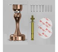 fermaporte Fermaporta magnetico Fermaporta senza foratura con nastri adesivi 3D Mantiene aperte le porte Viti in acciaio inossidabile pavimento(Rot)