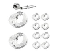 Fermaporte Maniglia, 10 Pezzi Proteggi Maniglia Porta, Gommini per Porte Salva Muro, Fermaporte per Maniglie in Silicone Flessibile per Protezione della Parete