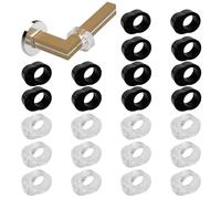 Fermaporte per Maniglie in PVC Fermaporta Maniglia Ferma Finestra,24 Pezzi Porte Interne Ferma Anello Silicone Ferma Porta Gommini Paracolpi Protezione per Porte da Interno