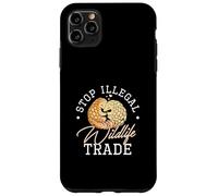 Fermare il commercio illegale della fauna selvatica Formichiere squamose amanti del pangolino Custodia per iPhone 11 Pro Max