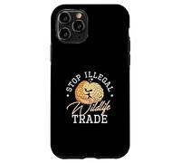 Fermare il commercio illegale della fauna selvatica Formichiere squamose amanti del pangolino Custodia per iPhone 11 Pro
