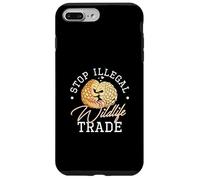 Fermare il commercio illegale della fauna selvatica Formichiere squamose amanti del pangolino Custodia per iPhone 7 Plus/8 Plus