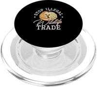 Fermare il commercio illegale della fauna selvatica Formichiere squamose amanti del pangolino PopSockets PopGrip per MagSafe