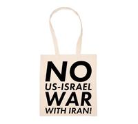 Fermare La Guerra In Iran Borsa Della Spesa Beige Riutilizzabile Durevole Ecologico Reusable Shopping Bag