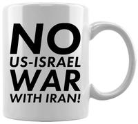 Fermare La Guerra In Iran Tazza Bianca in Ceramica Caffè Tè Tazza d'acqua Ufficio Casa