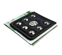 Fermasoldi da uomo, fermasoldi magnetico da uomo | Porta carte e porta soldi con clip magnetica per contanti,Portacarte Porta carte sottile, porta carte magnetico portatile stile punk, contiene letter