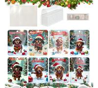 Fermasoldi natalizi, carte salvadanaio - Fermasoldi da 8 pezzi con simpatiche figure di animali,Robusti fermasoldi per Natale Compleanno Capodanno Pasqua