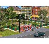 Fermata D'Autobus E Recinzione Per Il Giardino Inglese Kit Kibri HO/OO 38601