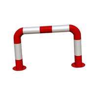 Fermata Di Parcheggio In Tubo D'acciaio A Forma Di U,fermaporta Di Parcheggio L-80/100cm,guardrail For Officina,diametro Del Tubo:8,9cm,for Parcheggi Di Ospedali(80x50cm)