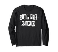Fermate Gli stupidi Maglia a Manica