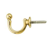 FERMATENDA GANCIO SFERA ORO LUCIDO 33X26 MM