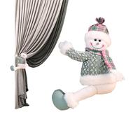 Fermatenda | Pupazzo di neve nano tendaggi | Natale drappo tira indietro - per casa, camera da letto, soggiorno, bagno, asilo nido dormitorio hotel