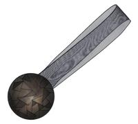 Fermatende calamita Diamond nero 2 pezzi