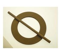 Fermatende Cerchio in legno tortora 17 cm Tortora