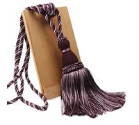 Fermatende con Corda, 1 Pezzo, fermatende con Nappa per Tenda, in Poliestere, con Una Sola Palla, per Tende, Decorazioni per la casa, Fatte a Mano, con Frange e Nappe, Fibbia per t