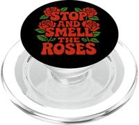 Fermati e annusa le rose, motivo floreale Mindful Life PopSockets PopGrip per MagSafe