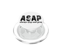 Fermati Sempre e Prega: Citazione Motivazionale PopSockets PopGrip per MagSafe