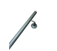 FERMEG - Corrimano in Ferro Battuto per Scale Interne ed Esterne | 50-400 cm | Kit con Staffe e Tasselli | Montaggio Facile | Made in Italy | Fai da Te (Nero Antracite, 360 cm)